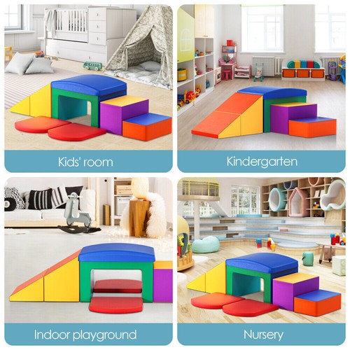 6PCS Climb and Crawl Activity Playset Soft Foam Blocks for Toddler Learning - Picture 9 of 10