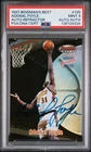 1997 Bowman's Best Basketball Refractor Adonal Foyle #125 PSA 9