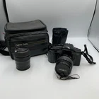 Minolta Maxxum 7xi 35mm SLR Film Camera Black AF 28-105 Compact with Accessories