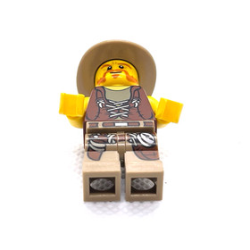 LEGO dino005 Rex Tyrone Minifigure - Set 5884 Raptor Chase - Free Shipping
