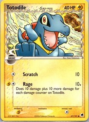 Totodile (Delta Species) 67/101 Dragon Frontiers