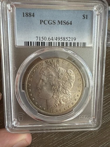 Morgan Dollar 1884 MS64 Philadelphia PCGS Silver Coin