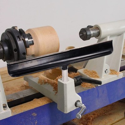 30CM Woodworking Lathe Tool Rest Stainless Steel Wood Turning Steady Rest 16mm