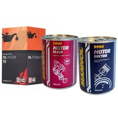 CHAMPION COF100530E Ölfilter MANNOL Spülung + Additiv Öl für DS 3 4 II 5 7 9