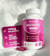 Rosabella Beetroot Capsules 1300mg | Supports Healthy Circulation