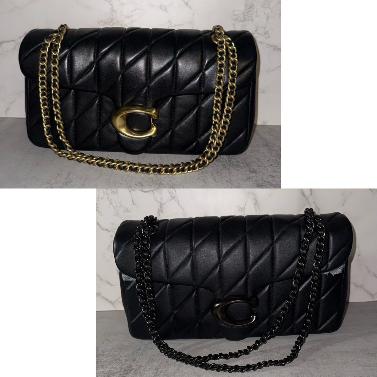 Coach Black Tabby 33 Quilted Nappa Leather NWT $790 Retail | eBay