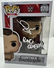 Gunther Funko Pop Autographed WWE 170 w/ Ring General ! Fanatics