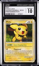 2010 HEART GOLD & SOUL SILVER PRERELEASE PROMO #28 PICHU CGC 10