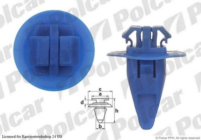 Zierleisten Clips Zierleisten Klammer Seitenleisten für Toyota 4 Runner ab 01->