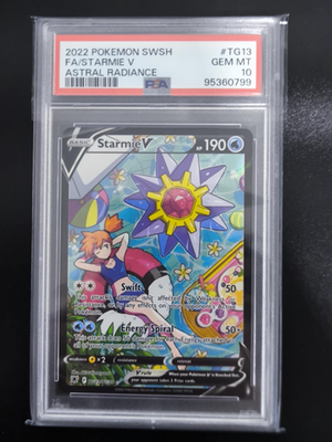Pokemon Starmie V Astral Radiance Trainer Gallery Full Art #TG13