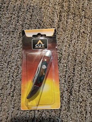 Cut Brand 3 Blade Pocket Knife CT-1005FW New In Package. Rare