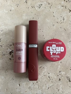 Make Up Set - Loreal Paris/Maybelline New York - Lipgloss, Highlighter, Blush
