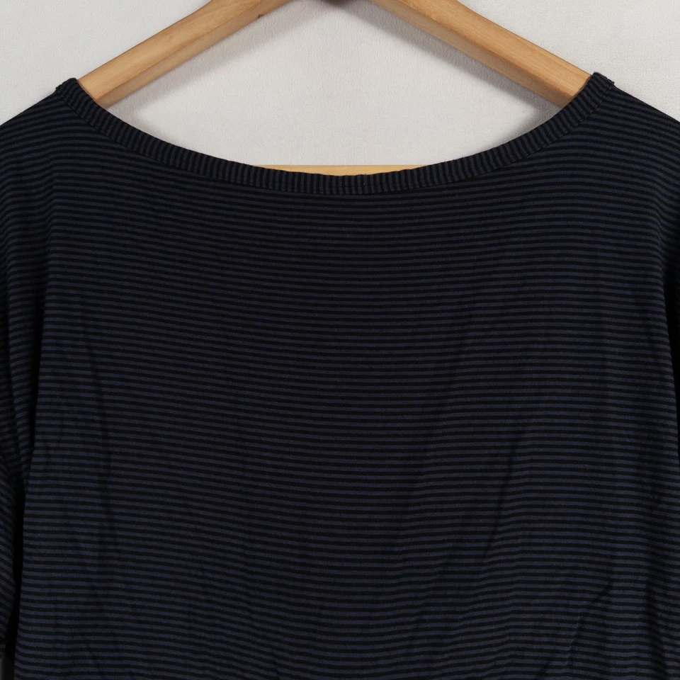 Top corto Victorias Secret para mujer XL negro gris a rayas suave elástico torcido frontal Foto 4 de 4