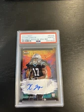 2024 Topps Finest Xavier Legate Rookie Auto Oil Spill 09/10 PSA 10