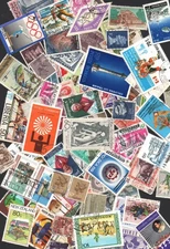 USED +110 STAMPS MIXED WORLDWIDE STAMPS (344)