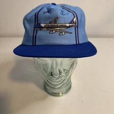 Pro line Cap Co. blue and white air force one trucker hat