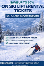 Ski Lift + Rental Ticket Purchase Assistance – Up to 50% Off | Major US Resort