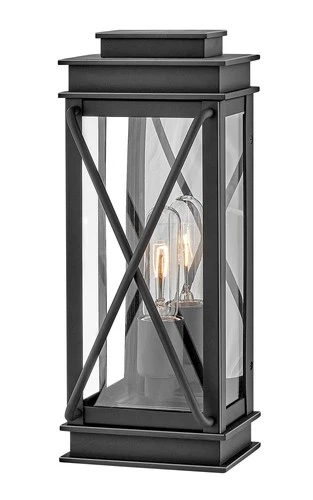 Hinkley Montecito 15" High Museum Black Outdoor Wall Light - Picture 3 of 5