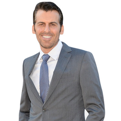 Oded Fehr (Grey Suit) Half Body Buddy Cutout