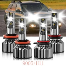 For Subaru Legacy 2015-2019 Front LED Headlight Kit High Low Beam Bulb 6500K