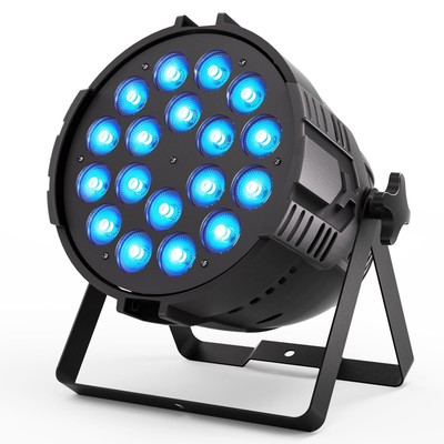 200W Stage Par Lights Spotlights, RGBWAL 6in1 Aluminum LED Par Light, DMX512 ...