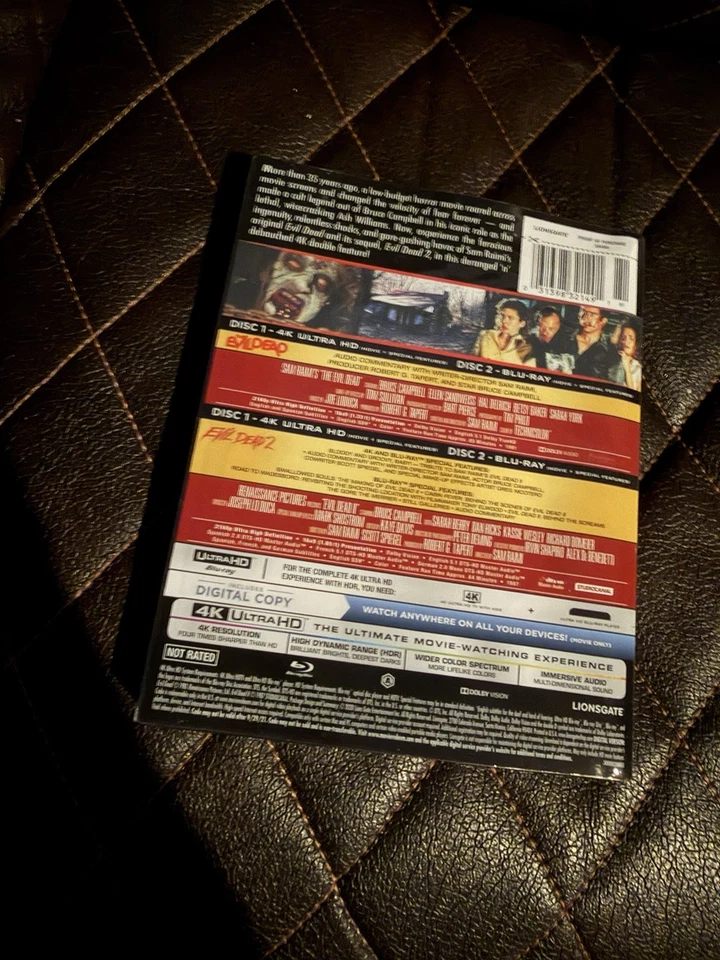 Evil Dead 1 and 2 (4K UHD Blu-ray Disc, 1981) - Image 2 of 4