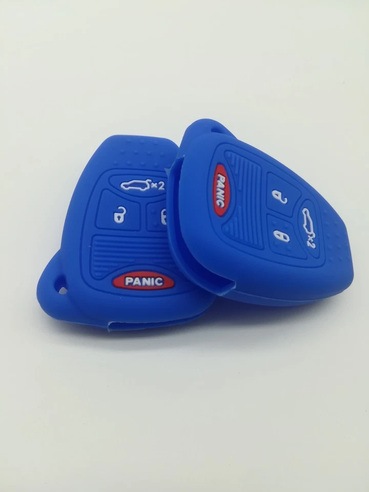 2*Key Cover for Jeep Liberty Grand Cherokee Dodge Avenger Durango Chrysler 200 - Imagem 4 de 4