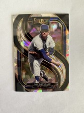2025 Panini Select Cracked Ice Prizm #185 Don Drysdale Los Angeles Dodgers