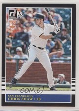 2019 Panini Donruss Retro 1985 Holo Back 90/99 Chris Shaw #237 1e3