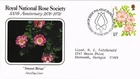Dr Jim Stamps G.B. Sweet Briar Royal Natl Rose Society 100 Years First Day Cover
