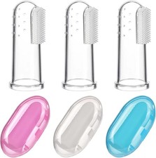Baby Finger Toothbrush for Training Teething - Infant Toddles Lids Teeth