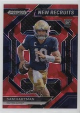 2024 Panini Prizm Draft Picks New Recruits Red Ice Sam Hartman #NR-SHN 1l78