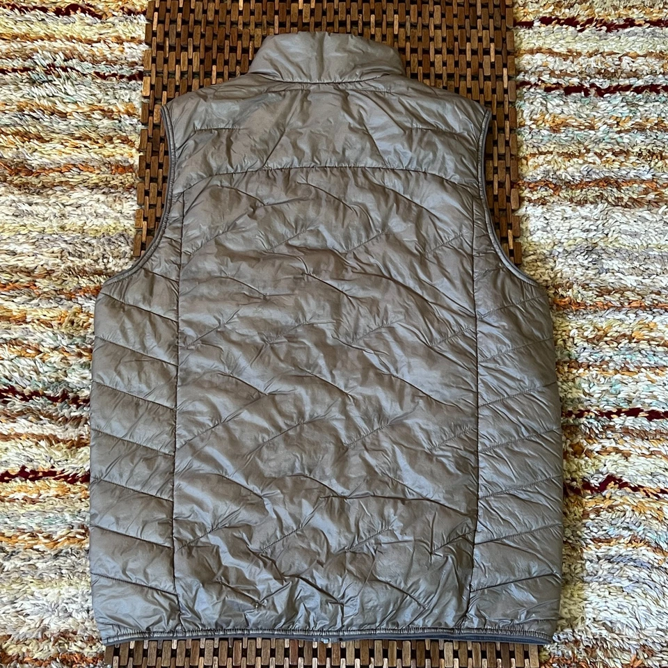 Chaleco acolchado ultraligero Outdoor Research Superstrand gris para hombre talla grande L Foto 2 de 3