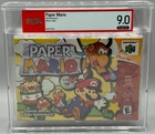 Paper Mario Nintendo 64 N64 Sealed New PSA 9.0 A+ Graded NOT WATA