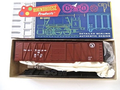 Great Northern Roundhouse 2104 HO Kit 50  Outside Brace Boxcar Kit Brand New