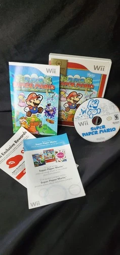 Wii Super Paper Mario  Nintendo Selects Edition Complete