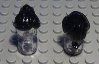 Lego Figur ZubehöR Haar Schwarz FüR Frau
