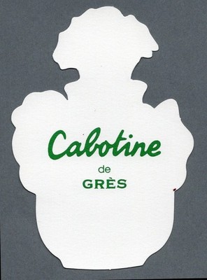 Werbekarte - Advertising Card - Cabotine de Grès beidseitig
