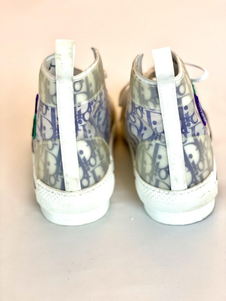 Dior X Kenny Scharf B23 High ' Purple Authenticated by Ebay Dior