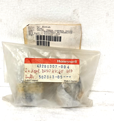 #ad #ad HOEYWELL 43299307 004 PLUG VALVE PRESSURE CONTROL NEW $99.00