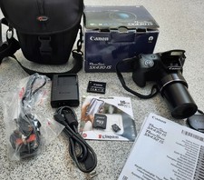 Boxed Canon PowerShot SX430 IS Wi Fi 20.0MP Digital Camera, with Bag