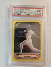 1987 Classic Update Yellow Travel Edition - Bo Jackson #109 (RC) PSA 10