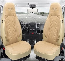 Schonbezüge Sitzbezüge für Audi A8 D3 Bj 2002-09 in Beige DPL505