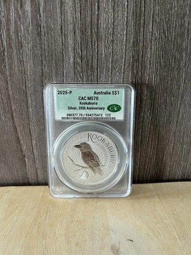 2025 Australian Silver Kookaburra 1 oz — photo from the most recent tracked eBay sale