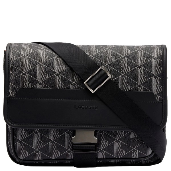 Lacoste The Blend Messenger - UmhäNgetasche L 29 Cm (Monogram Noir Gris)-image