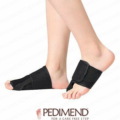PEDIMEND  Sleeves Big Toe Straightener Bunion Corrector Foot Arch Support 2PCSUK