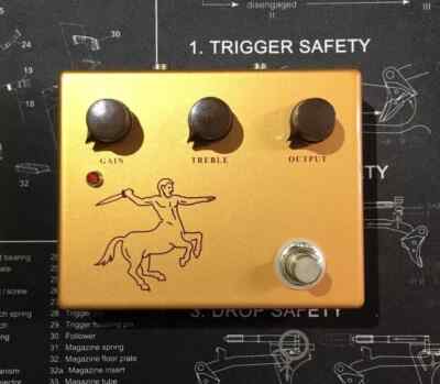Upgrade Overdrive Gold Horse Amazing Boost Guitar Effect Pedal Gain Treble