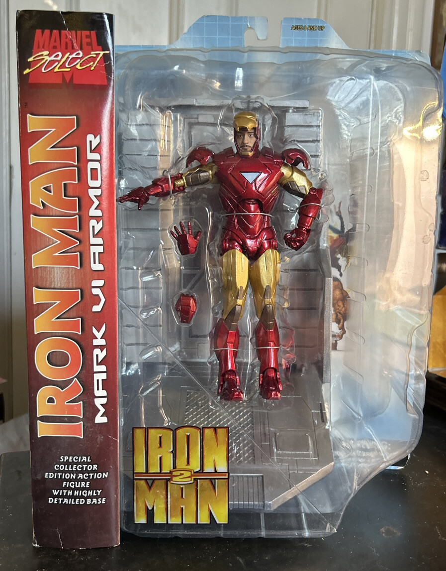 🔥Marvel Diamond Select🔥IRONMAN 2🔥MARK VI ARMOR🔥Disney Avengers