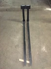 Set of 2 -48" Long Brick /Block  Fork Blade,  Class II, 2" x 2"x 48"