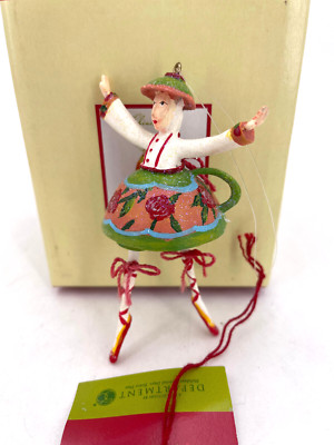 D56-Patience Brewster, Krinkles*Polichinelle Ornament Chinese Girl* 3.75'' 39335E